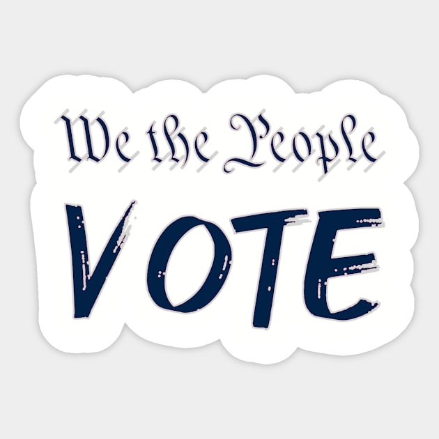 We the people vote Sticker by Gate4Media